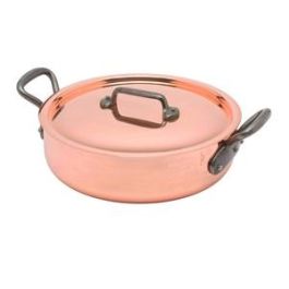 MAUVIEL Cobrinox C/T Rondón de Cobre e Inoxidable con Tapa, 28 cm de Diámetro, 7.5 Litros de Capacidad, para Cocina Precio: 1023.68999953. SKU: B16SVAGTGA