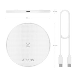 Aisens ASCH-15W1WC057-W Base de Carga Inalámbrica USB-C 15W para Móvil Qi Compatible Blanco Precio: 8.49999953. SKU: B1H7W9J6NC