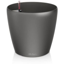 Maceta LECHUZA Classico Premium 60 - juego completo, antracita metalizado Maceta LECHUZA Classico Premium 60 - juego completo, antracita metalizado