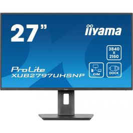 iiyama XUB2797UHSNP-B1 Monitor 27" 4K UHD IPS 3840x2160 60Hz 4ms HDMI DP USB-C KVM Altavoces Pivot Negro