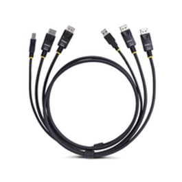 Cable adaptador Startech DDU1226-KVM-CABLE Negro 1,8 m