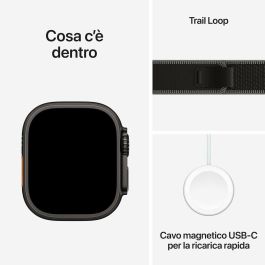 Apple Watch Ultra 3 grps + Smartwatch Titanio 49mm Pantalla Retina LTPO3 OLED 3000 nits Resistencia al Agua 100m GPS Funciones Salud Deporte