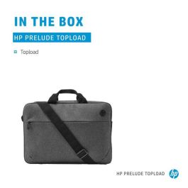 HP Prelude 15.6 Top Load - Maletín para Portátil de 15.6 pulgadas, Acolchado de Nylon Duradero con Asas y Correa Cruzada