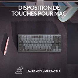 Logitech - Teclado inalámbrico para Mac - MX MECÁNICA MINI - AID GRIS