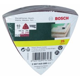 Bosch 25 Lijas para Delta-lijadora, Granulometría Surtida 60/120/240 Precio: 33.4999995. SKU: B1BAMQG6A5