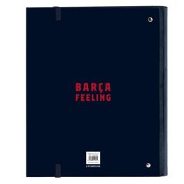 Carpeta de anillas F.C. Barcelona Azul marino (27 x 32 x 3.5 cm)