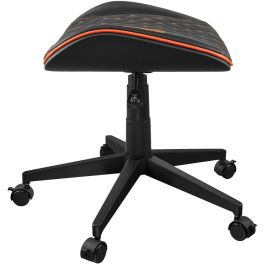 COUGAR Gaming-Hocker Silla de Videojuegos Crosser, universal, acolchada PVC, Negro/Naranja, soporta hasta 120 kg