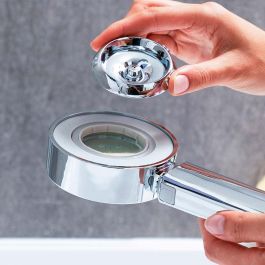 Innovagoods Mango de Ducha Doble con Dispensador 3 en 1 Xawara con Depósito para Gel y 2 Modos de Salida de Agua