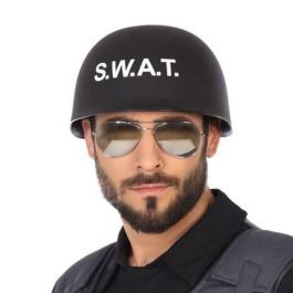 Casco Rígido Policía Swat Negro para Disfraces y Juegos de Rol Casco Rígido Policía Swat Negro para Disfraces y Juegos de Rol Precio: 3.78999951. SKU: S1122496