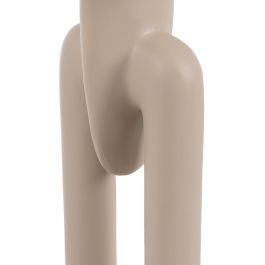 Lámpara Suelo Beige Resina Iluminación 35 X 35 X 142 cm