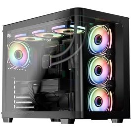 LC-Power Midi Tower 8001B Pro-Storm Dark Negra Vidrio Templado Gaming ATX ATX, micro ATX, Mini-ITX