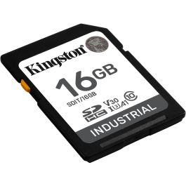 Kingston HC Industrial -40C to 85C 16GB Tarjeta SDHC Clase 10 UHS-I U3 V30 A1 Velocidad Lectura 100MB/s Escritura 80MB/s