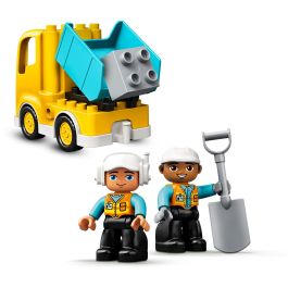 LEGO 10931 Camión y Excavadora con Orugas Set de Construcción Duplo para Niños y Niñas con 20 Piezas