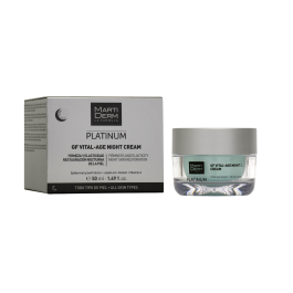 Martiderm PLATINUM GF VITAL-AGE Crema Noche Facial Reafirmante Anti-Edad Regeneradora Hidratante para Pieles Maduras 50 ml Precio: 35.78999952. SKU: S0565588