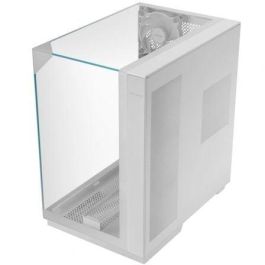Mars Gaming MC3GFW Caja Torre Gaming Blanca Triple Cristal Templado 2 Ventiladores ARGB Montaje Vertical GPU ATX USB-C