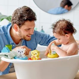LEGO 10965 DUPLO Juguete de Baño: Tren de Animales Flotante, Set de Construcción para Bañera, con 3 Animales, Bebés y Niños +1.5 años LEGO 10965 DUPLO Juguete de Baño: Tren de Animales Flotante, Set de Construcción para Bañera, con 3 Animales, Bebés y Niños +1.5 años
