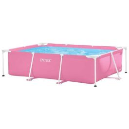 Iscina Piscina Desmontable Rectangular Small Frame Familiar Rosa 220x150x60 cm Capacidad 1662 Litros Precio: 75.49999974. SKU: B1FW723ZAZ
