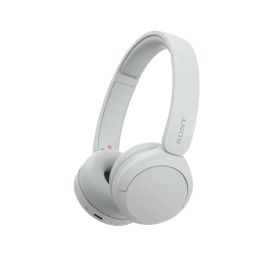 Sony WH-CH520 Auriculares Inalámbricos Bluetooth con Micrófono, hasta 50h Batería, Conectividad Multipunto, DSEE, Sonido Optimizado, Blancos