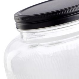 Day Dispensador de Bebida 4 L con Grifo Cristal Líneas Verticales Tapa Metal