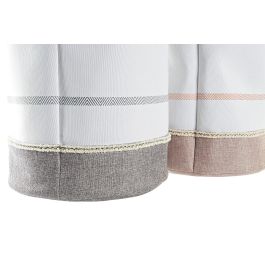 DKD Home Decor Cesta de Ropa para el Hogar Colección Básicos Poliéster Bicolor Rosa Palo y Gris 39x39x41 cm - Pack de 2 Unidades Precio: 21.91794. SKU: B1F7DRK72D