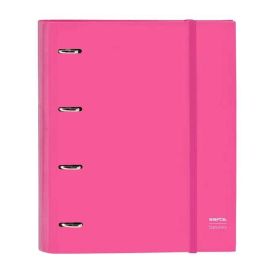 Carpeta 4 Anillas 35 mm Safta Din A4 gromas Y 5 Separadores Tapa Forrada Recambio 100 H 60 gr Cuadro 5 mm Stationery