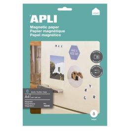 Apli Papel Magnético Inkjet DIN A4 Blanco 640 g/m² Acabado Fotográfico para Impresoras Ink-Jet Paquete de 8 Hojas Precio: 24.50000014. SKU: S8400752