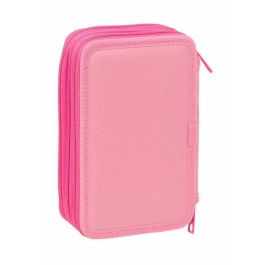 Safta Plumier Triple Barbie 37 Pcs, Estuche Escolar con 3 Compartimentos, para Niñas y Niños, 12.5x19.5x5.5cm