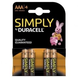 Duracell - Pilas Alcalinas LR03 AAA Blister - Pack de 4 - Negro/Oro (10 Unidades) Precio: 27.78999982. SKU: B1GBBWFNAV