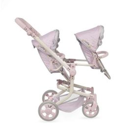 Decuevas Silla Gemelar Plegable y Multiposición para Muñecas de hasta 52 cm - Edad Recomendada +3 Años - Materiales: Metal, Plástico, Poliéster Decuevas Silla Gemelar Plegable y Multiposición para Muñecas de hasta 52 cm - Edad Recomendada +3 Años - Materiales: Metal, Plástico, Poliéster