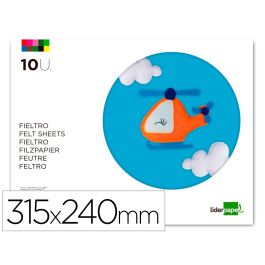 Liderpapel Bloc trabajos manuales 240x315mm 10 Hojas Colores Surtidos Precio: 26.59000047. SKU: B1C9J5D9V6