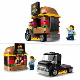 LEGO 60404 City Burgers Food Truck - Set de Construcción de Furgoneta de Juguete con Minifiguras