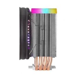 Mars Gaming MCPU44 Ventilador Disipador CPU con Iluminación ARGB, 4 Heatpipes, Compatibilidad Universal