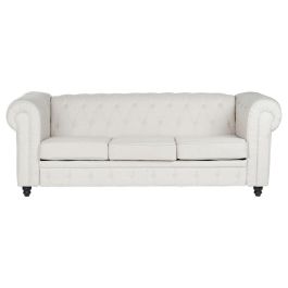 Sofa Tradicional DKD Home Decor Crema Negro 84 x 76 x 209 cm Precio: 601.78999947. SKU: B1AMGKY775