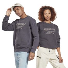 Sudadera sin Capucha Hombre Reebok Classics Premium Gris claro