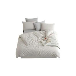 Juego de Cama ASI8684283020133 - Funda Nórdica 220x240 cm + 2 Fundas Almohada 60x60 cm - 70% Algodón, 30% Poliéster - Beige Precio: 42.50000007. SKU: B173NW7FVD