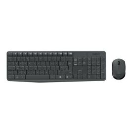 Logitech MK235 Combo Teclado y Ratón Inalámbrico Fiable con Receptor USB Compartido y Batería Larga Duración