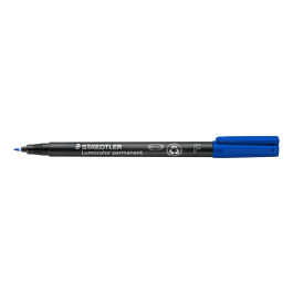 Staedtler Rotulador Permanente Lumocolor 318-3 F Azul (Set de 10) (Set de 10)
