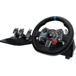 Logitech G29 Driving Force Racing Wheel para PS4, PS3 y PC con pedales reactivos, controles de acceso directo y construcción de calidad