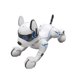 Power Puppy - Mi perro robot inteligente, programable y táctil con control remoto - LEXIBOOK