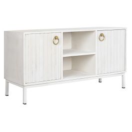 Mueble Tv Moderno DKD Home Decor Blanco Dorado 40 x 60 x 120 cm Precio: 452.69000007. SKU: B126VQP4S2