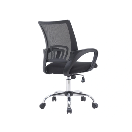 Q-connect Silla de Oficina Siena Malla Base Metálica Premium Color Negro