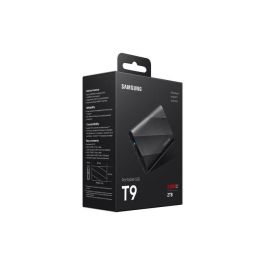 Disco Externo SSD Samsung Portable T9 2TB/ USB 3.2/ Negro Disco Externo SSD Samsung Portable T9 2TB/ USB 3.2/ Negro