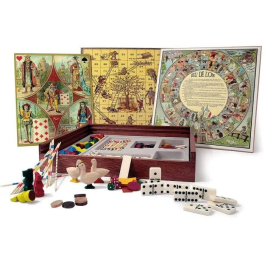 L'Arbre A Jouer EL ÁRBOL PARA JUGAR My Tradition Game Box Juego de Mesa con Caballos, Gansos, Mikado, Dominó y Cartas en Caja de Madera 32.5x32.5x6.5cm Precio: 62.50000053. SKU: B1EAAJM7TC