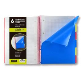 Separadores Senfort Pp Extraibles A4 6 Pestañas (Set de 10) Precio: 25.7900005. SKU: B1EG5P6E6A