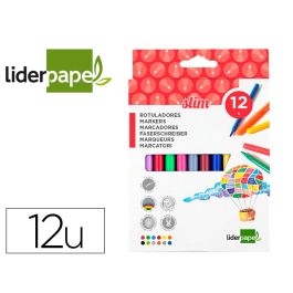 Rotulador Liderpapel Slim Caja De 12 Unidades Colores Surtidos Precio: 1.68999974. SKU: B12SM9TPQT