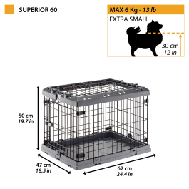 Ferplast Jaula Perro Superior 60 Precio: 66.89999976. SKU: B1J6ANNGFR
