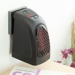 Innovagoods Calefactor Termocerámico de Enchufe Heatpod 400W Negro Ultraligero