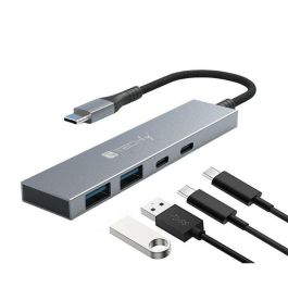 Techly USB3.2 Slim Hub 2 Puertos USB-A y 2 USB-C, 5Gbps, para Ordenador/Portátil Precio: 21.88999989. SKU: B15H3CC23M