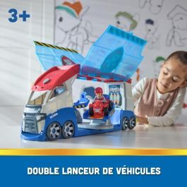 Spin Master 6069338 Patrulla Canina Patroller Launch y Rescue, Juego de 56 cm con Ryder y ATV, para 6 vehículos, sonidos