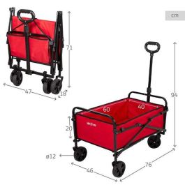 Carro de playa plegable 65x40x48/94cm Carro de playa plegable 65x40x48/94cm